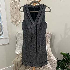 Banana Republic Gray Wool Blend Sleeveless Dress Size 6